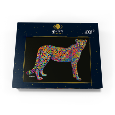 Cheetah Pop Colors 1000 Jigsaw Puzzle box view3