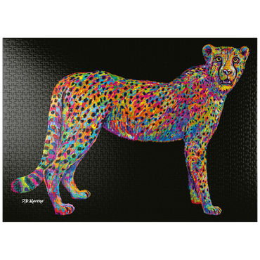 puzzleplate Cheetah Pop Colors 1000 Jigsaw Puzzle