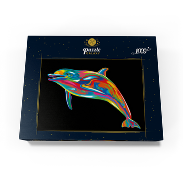 Pop Colors Dolphin 1000 Jigsaw Puzzle box view3