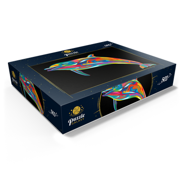 Pop Colors Dolphin 500 Jigsaw Puzzle box view1