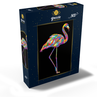 Pop Colors Flamingo 500 Jigsaw Puzzle box view2