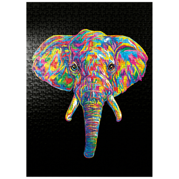 puzzleplate Elephant Head 500 Jigsaw Puzzle