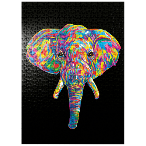 puzzleplate Elephant Head 500 Jigsaw Puzzle