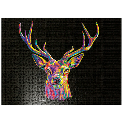 puzzleplate Buck Head 500 Jigsaw Puzzle