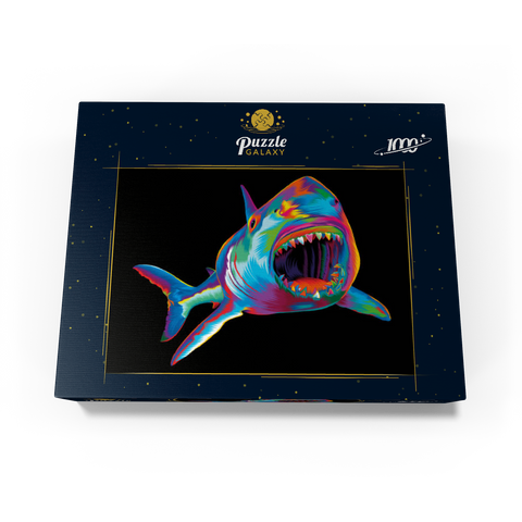 Pop Colors Shark 1000 Jigsaw Puzzle box view3