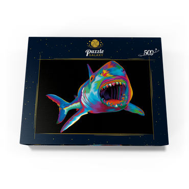 Pop Colors Shark 500 Jigsaw Puzzle box view3