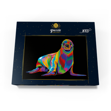 Pop Colors Sea Lion 1000 Jigsaw Puzzle box view3