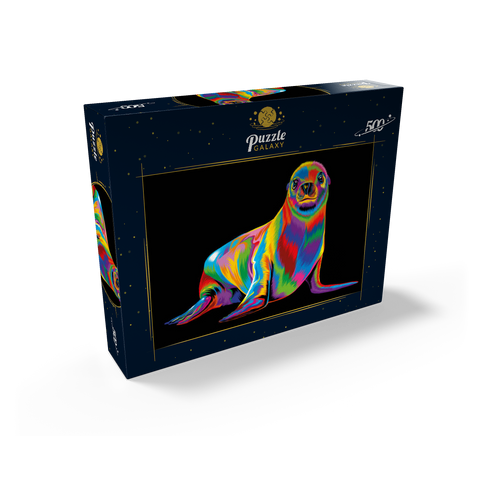 Pop Colors Sea Lion 500 Jigsaw Puzzle box view2