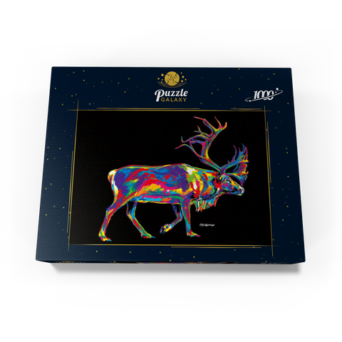 Santa's Reindeer 1000 Jigsaw Puzzle box view3