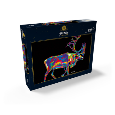 Santa's Reindeer 100 Jigsaw Puzzle box view2