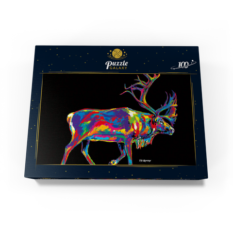 Santa's Reindeer 100 Jigsaw Puzzle box view3