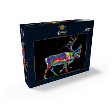 Santa's Reindeer 500 Jigsaw Puzzle box view2