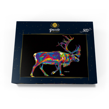 Santa's Reindeer 500 Jigsaw Puzzle box view3