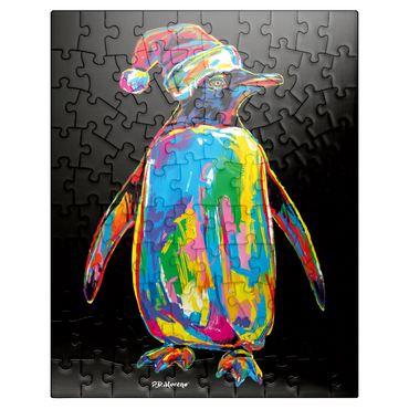 puzzleplate Penguin with a Hat 100 Jigsaw Puzzle