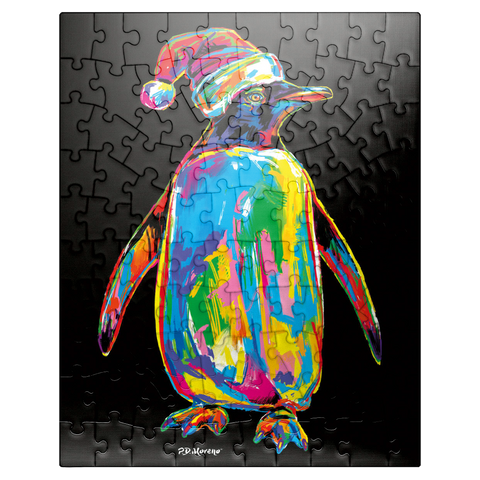 puzzleplate Penguin with a Hat 100 Jigsaw Puzzle