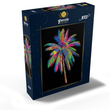 Colorful Palm Tree 1000 Jigsaw Puzzle box view2