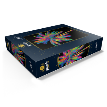 Colorful Palm Tree 100 Jigsaw Puzzle box view1