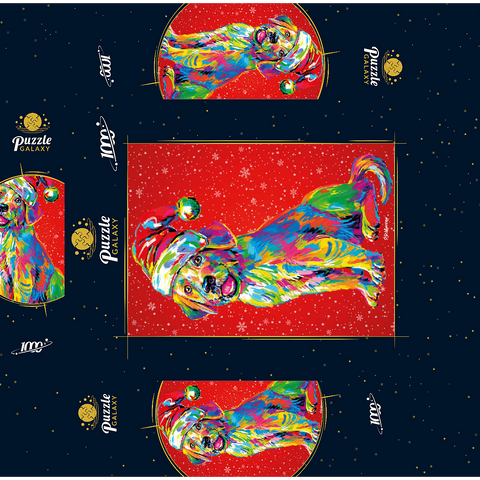 Santa's Lab 1000 Jigsaw Puzzle box 3D Modell