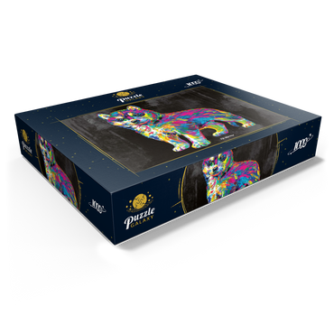 Pop Colors Husky 1000 Jigsaw Puzzle box view1