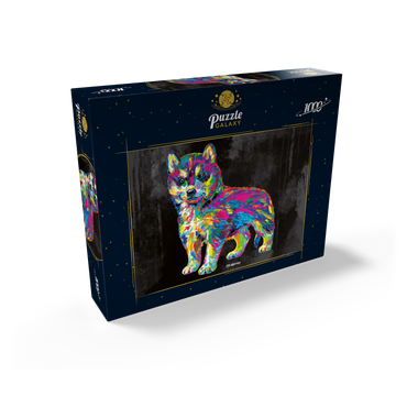 Pop Colors Husky 1000 Jigsaw Puzzle box view2