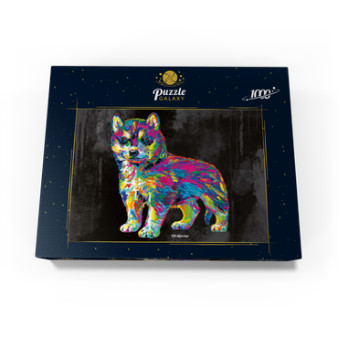 Pop Colors Husky 1000 Jigsaw Puzzle box view3