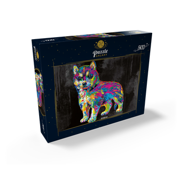 Pop Colors Husky 500 Jigsaw Puzzle box view2