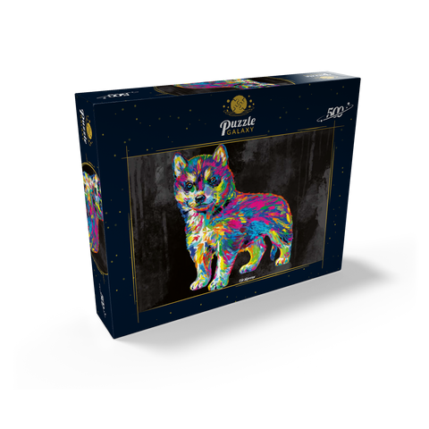 Pop Colors Husky 500 Jigsaw Puzzle box view2