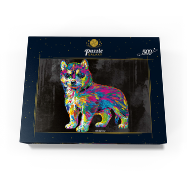 Pop Colors Husky 500 Jigsaw Puzzle box view3