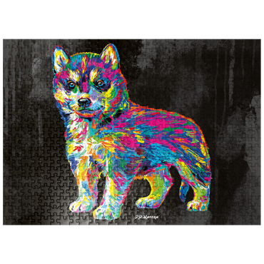 puzzleplate Pop Colors Husky 500 Jigsaw Puzzle