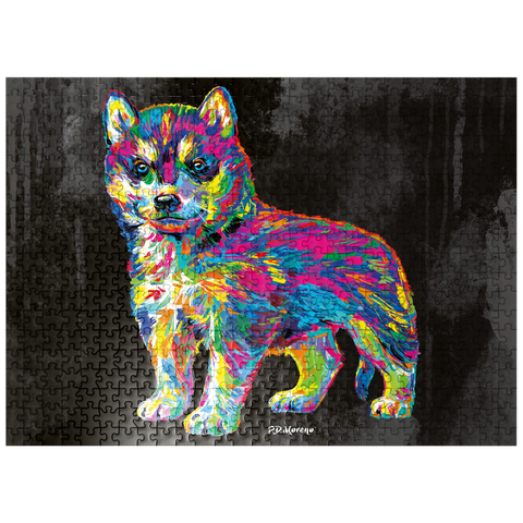 puzzleplate Pop Colors Husky 500 Jigsaw Puzzle