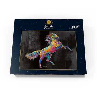 Colorful Stallion 1000 Jigsaw Puzzle box view3