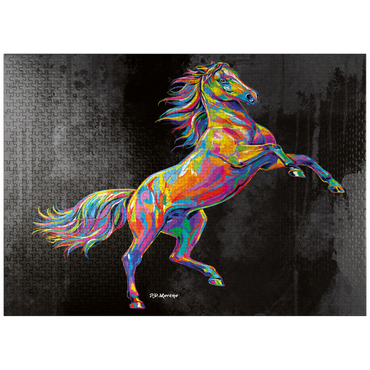 puzzleplate Colorful Stallion 1000 Jigsaw Puzzle