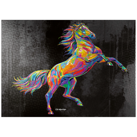 puzzleplate Colorful Stallion 1000 Jigsaw Puzzle