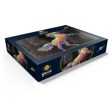 Colorful Stallion 100 Jigsaw Puzzle box view1