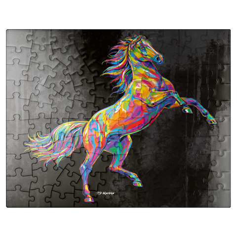 puzzleplate Colorful Stallion 100 Jigsaw Puzzle