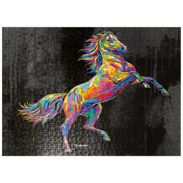 puzzleplate Colorful Stallion 500 Jigsaw Puzzle