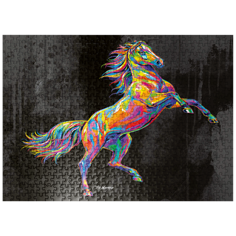 puzzleplate Colorful Stallion 500 Jigsaw Puzzle