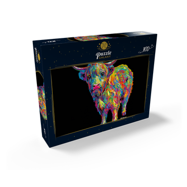 Highland Cow 100 Jigsaw Puzzle box view2