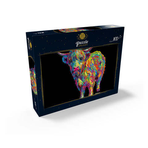 Highland Cow 100 Jigsaw Puzzle box view2