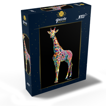 Colorful Giraffe 1000 Jigsaw Puzzle box view2