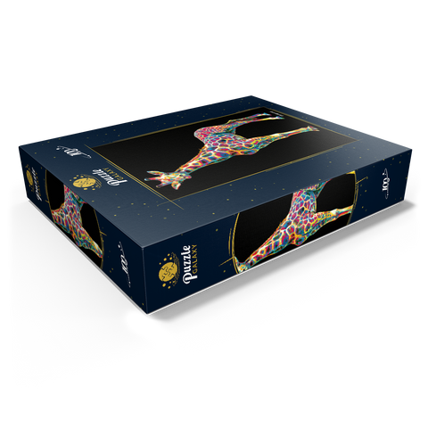 Colorful Giraffe 100 Jigsaw Puzzle box view1