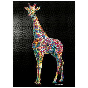 puzzleplate Colorful Giraffe 500 Jigsaw Puzzle