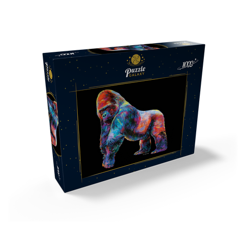 Pop Colors Gorilla 1000 Jigsaw Puzzle box view2