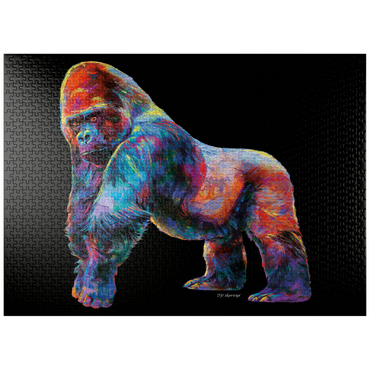 puzzleplate Pop Colors Gorilla 1000 Jigsaw Puzzle