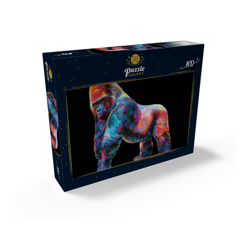 Pop Colors Gorilla 100 Jigsaw Puzzle box view2