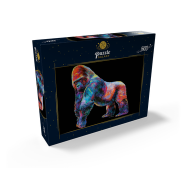 Pop Colors Gorilla 500 Jigsaw Puzzle box view2