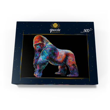 Pop Colors Gorilla 500 Jigsaw Puzzle box view3