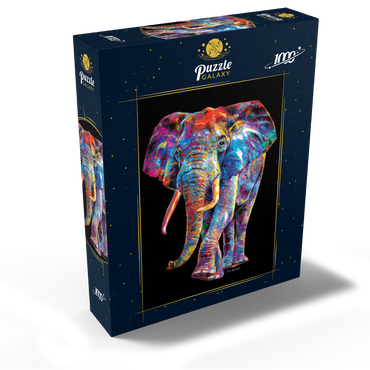 Elephant Pop Colors 1000 Jigsaw Puzzle box view2