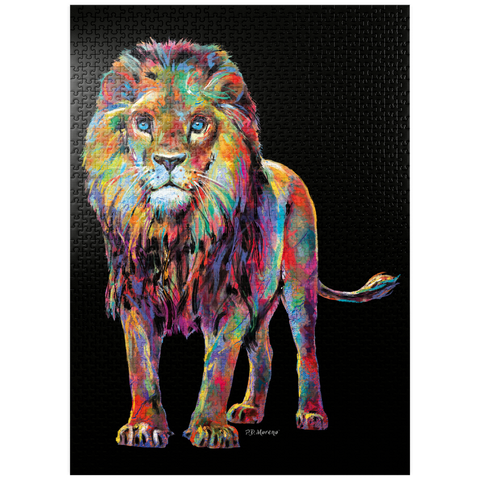 puzzleplate Pop Colors Lion 1000 Jigsaw Puzzle