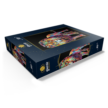 Pop Colors Lion 100 Jigsaw Puzzle box view1